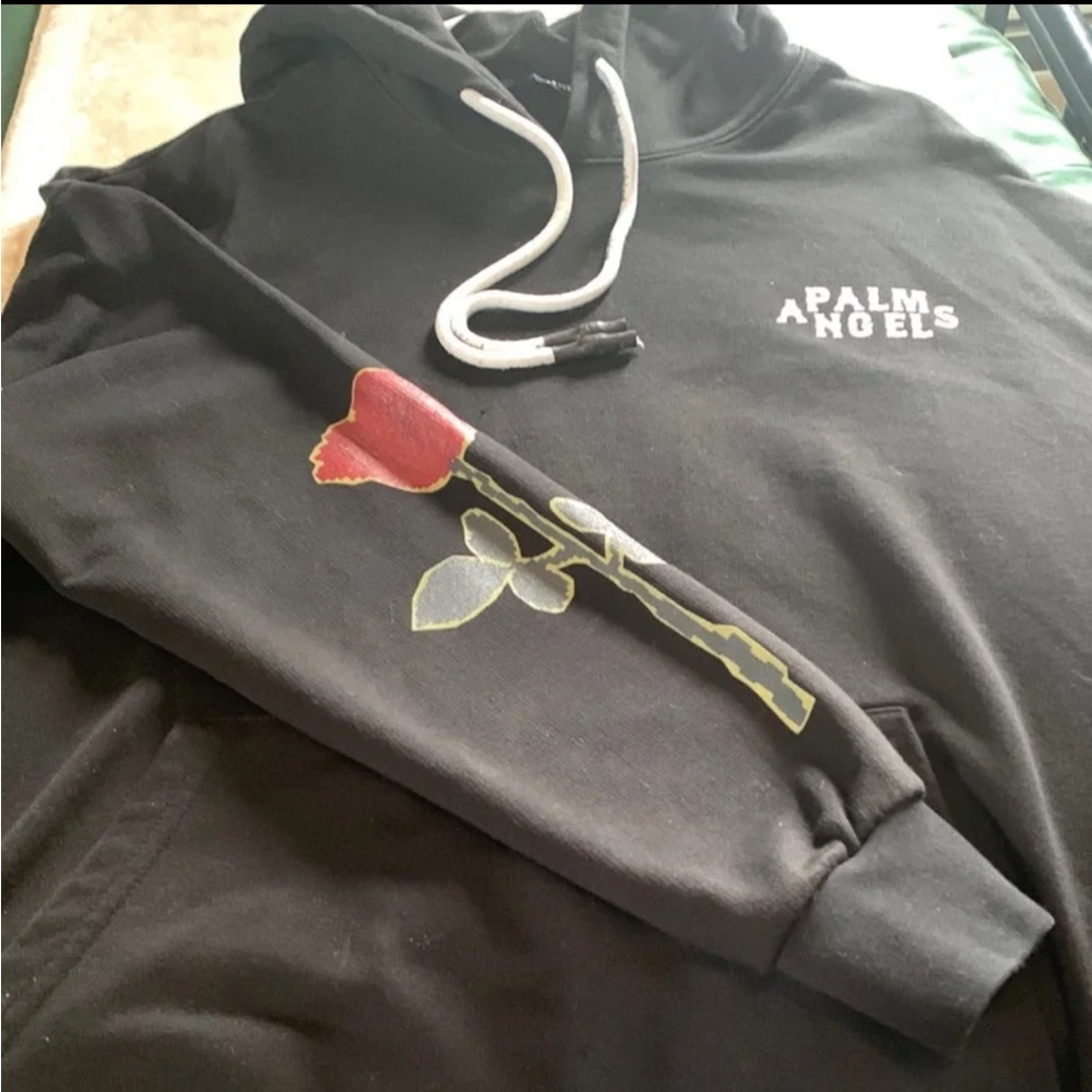 Medium palm angel rose hoodie